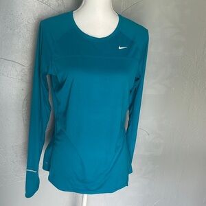 Nike Women's Aqua Long Sleeve Tee